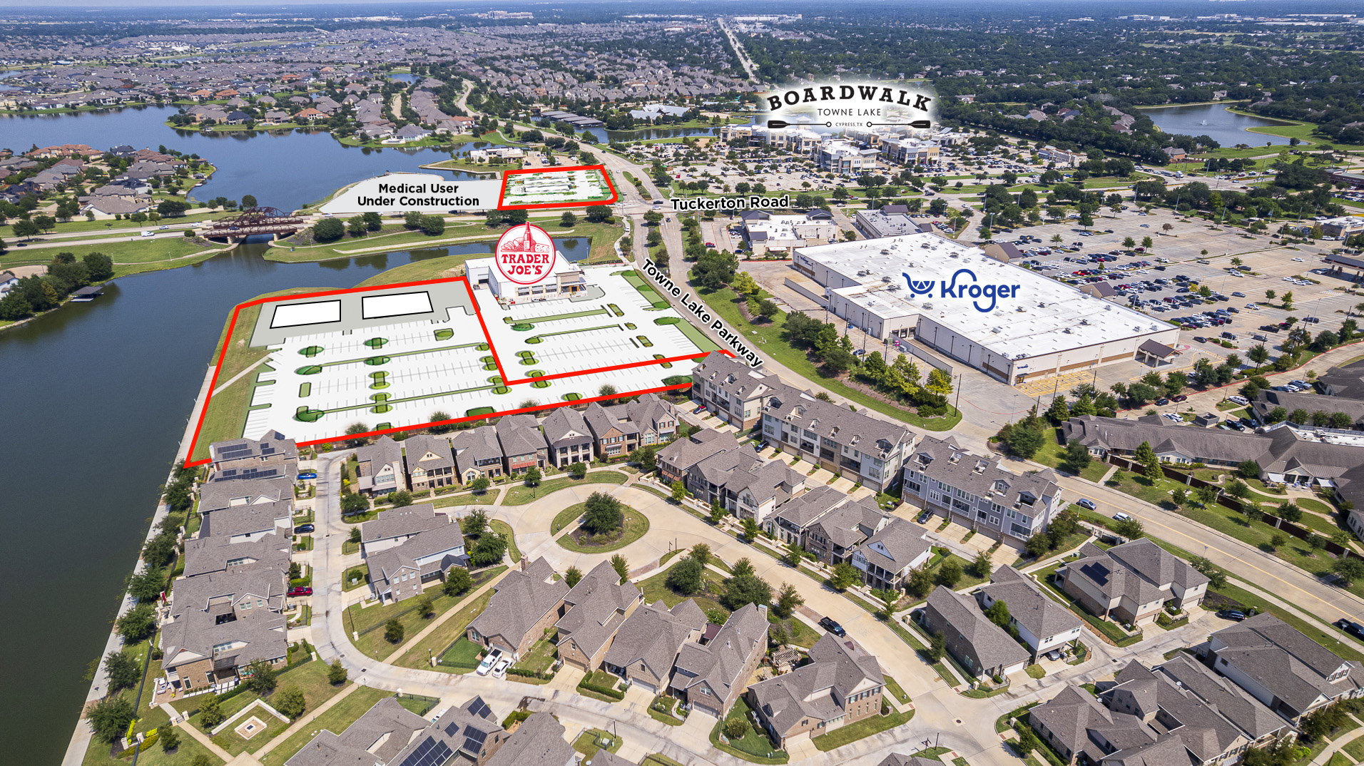 Pad Sites in Towne Lake